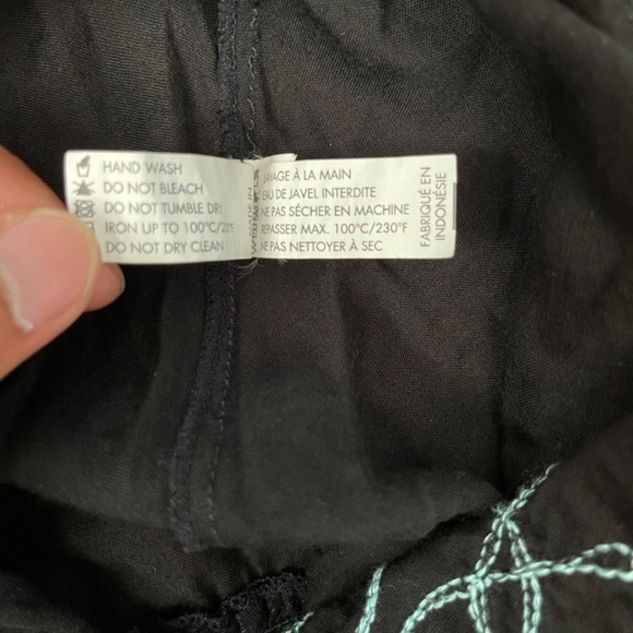 Poupette St Barth Black Embroidered Strapless Romper Size 1 - Picture 7 of 7